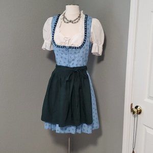 Bavarian Dirndl German Beer Girl Beer Tent Oktoberfest Dress, Halloween Cosplay